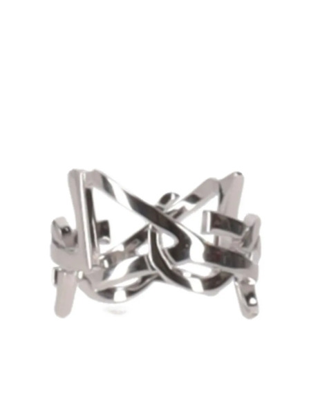  Saint Laurent Cassandre Ring - Silver 