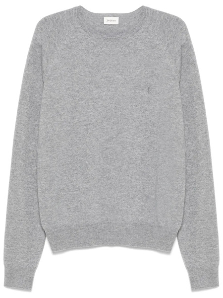  Saint Laurent Cassandre Sweater - Grey 