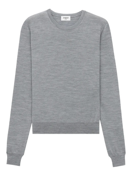  Saint Laurent Crew-neck Jumper - Grey 