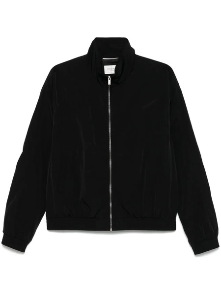  Saint Laurent Crinckled Blouson Jacket - Black 