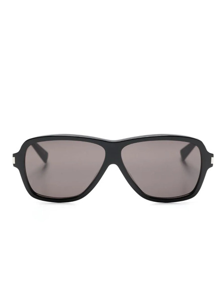  Saint Laurent Eyewear Carolyn Oversized-frame Sunglasses - Black 