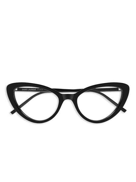  Saint Laurent Eyewear Cat-eye Glasses - Black 
