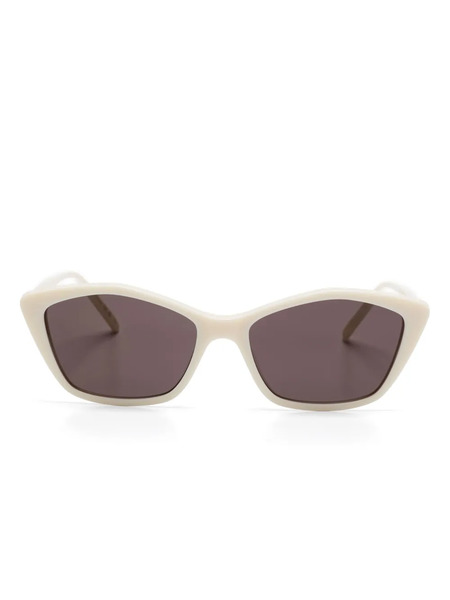  Saint Laurent Eyewear Geometric-frame Sunglasses - White 