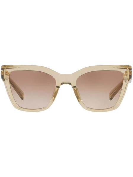 Saint Laurent Eyewear Gradient Square-frame Sunglasses - Yellow 