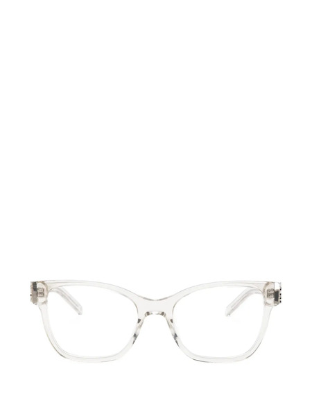  Saint Laurent Eyewear Oval-frame Glasses - Grey 