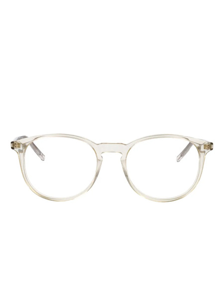  Saint Laurent Eyewear Round-frame Glasses - White 