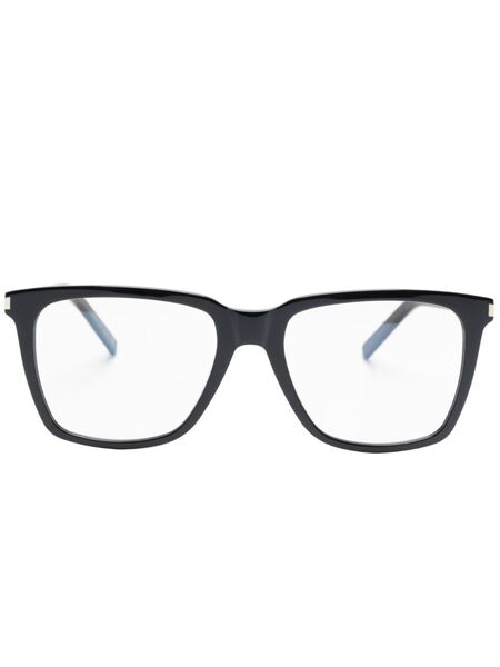  Saint Laurent Eyewear Slim Glasses - Black 