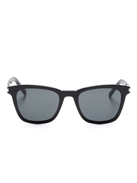  Saint Laurent Eyewear Slim Sunglasses - Black 