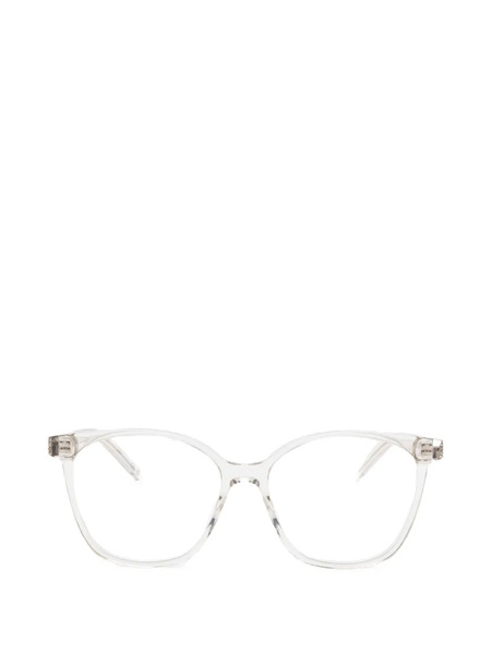  Saint Laurent Eyewear Square-frame Glasses - White 