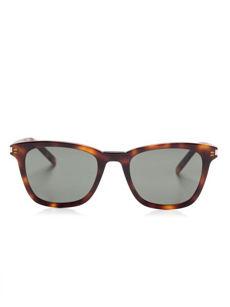  Saint Laurent Eyewear Tortoiseshell-effect Sunglasses - Brown 