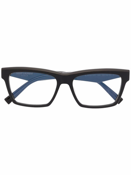  Saint Laurent Eyewear Wayfarer-frame Glasses - Black 