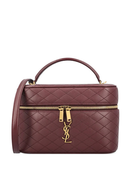 Saint Laurent Gaby Large Vanity Bag In Lambskin - Red 