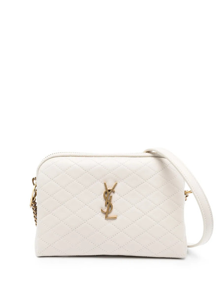  Saint Laurent Gaby Quilted-leather Crossbody Bag - Neutrals 