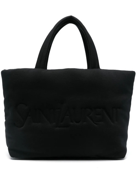  Saint Laurent Jersey Tote Bag - Black 