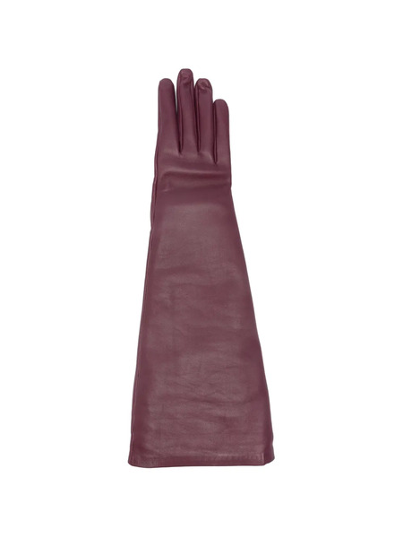  Saint Laurent Lambskin Gloves - Purple 