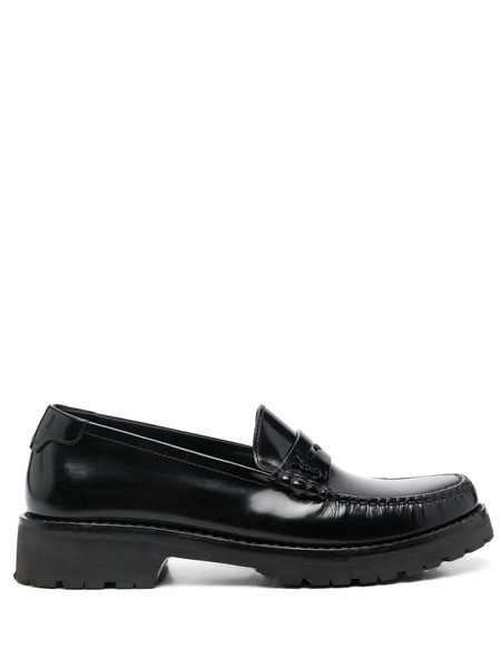  Saint Laurent Le Loafer Shoes - Black 