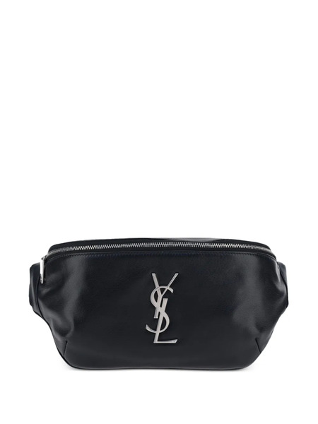  Saint Laurent Leather Belt Bag - Black 