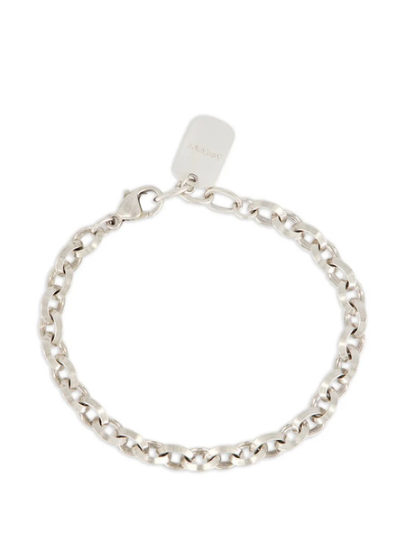  Saint Laurent Logo-plaque Bracelet - Silver 