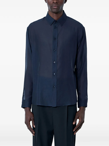  Saint Laurent Long-sleeve Shirt - Blue 