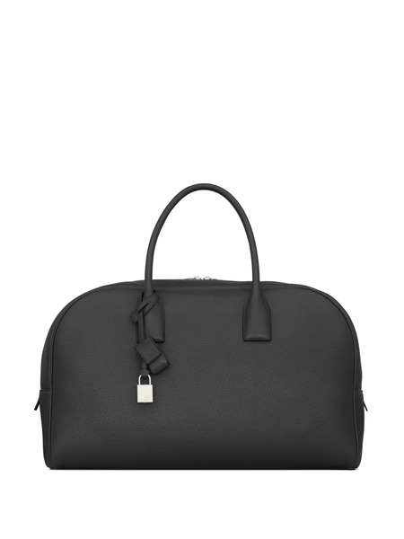  Saint Laurent Medium Leather Tote Bag - Black 