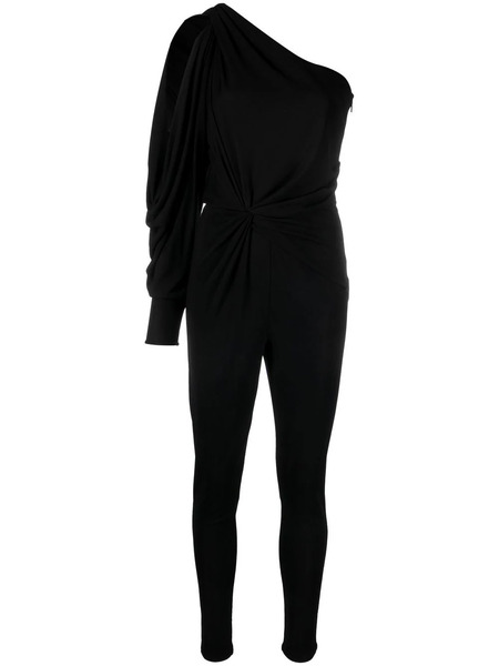  Saint Laurent One-shoulder Jumpsuit - Black 