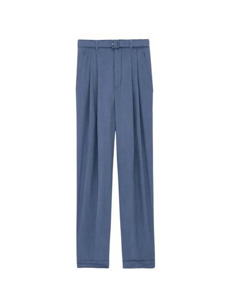  Saint Laurent Pleated Trousers - Blue 