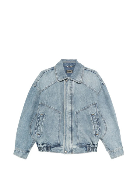  Saint Laurent Pocket Denim Jacket - Blue 