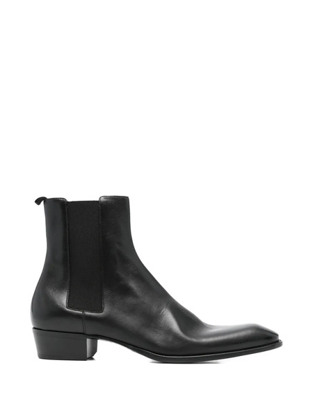  Saint Laurent Pointed-toe Boots - Black 