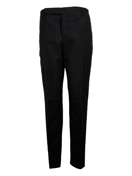  Saint Laurent Pre-owned Pinstripe Trousers - Black 