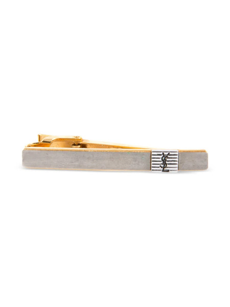  Saint Laurent Pre-owned 1990s Cassandre Logo Tie Clip - Gold 