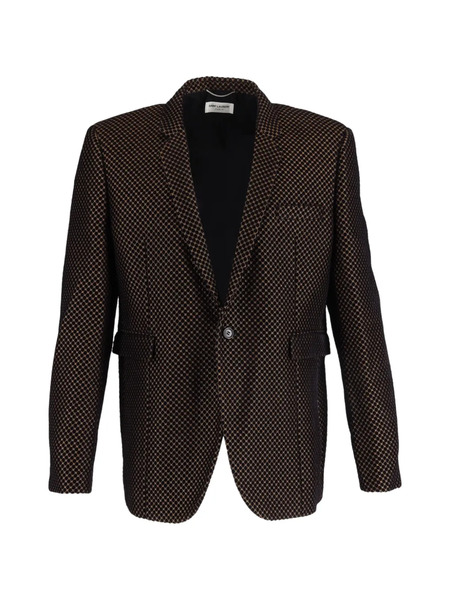  Saint Laurent Pre-owned Tuxedo Jacquard Blazer - Black 