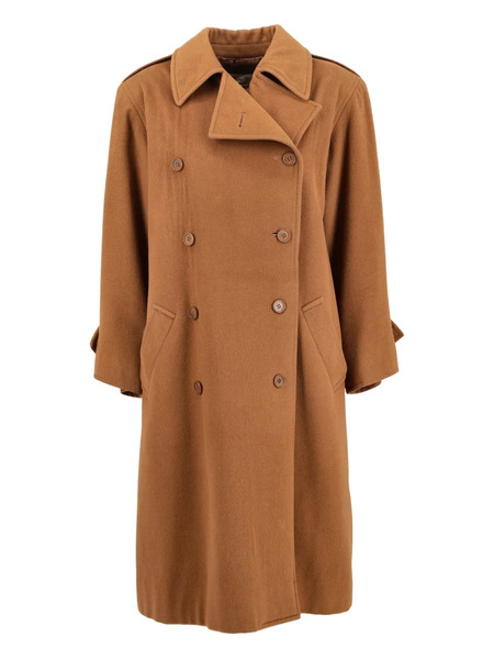  Saint Laurent Pre-owned Wool Trench Coat - Brown 