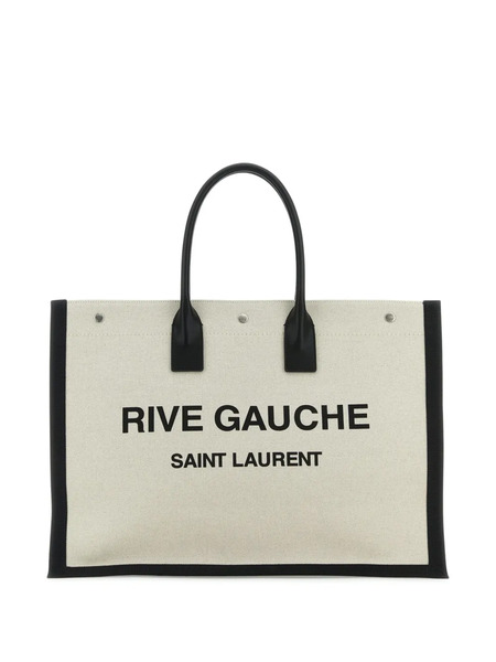  Saint Laurent Rive Gauche Tote Bag - Neutrals 