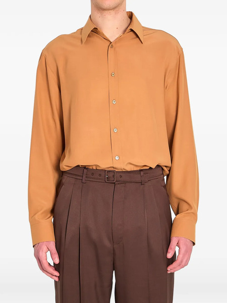  Saint Laurent Silk Shirt - Orange 