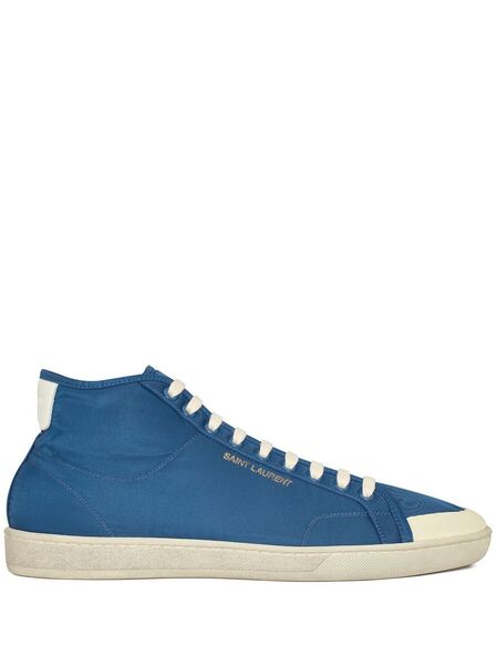  Saint Laurent Sl/39 Mid-top Sneakers - Blue 