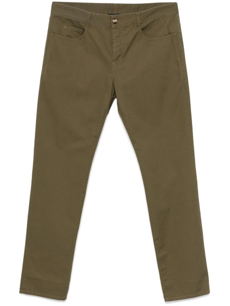  Saint Laurent Slim-cut Trousers - Green 