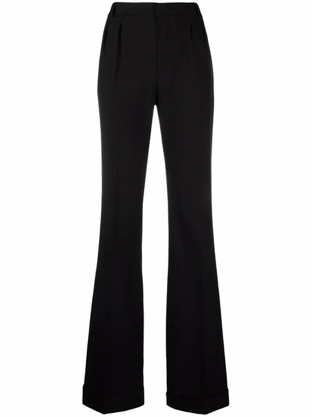  Saint Laurent Tailored Straight Trousers - Black 