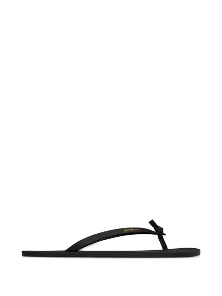  Saint Laurent Thong Strap Flip-flops - Black 