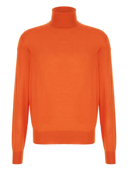  Saint Laurent Turtleneck Sweater - Orange 