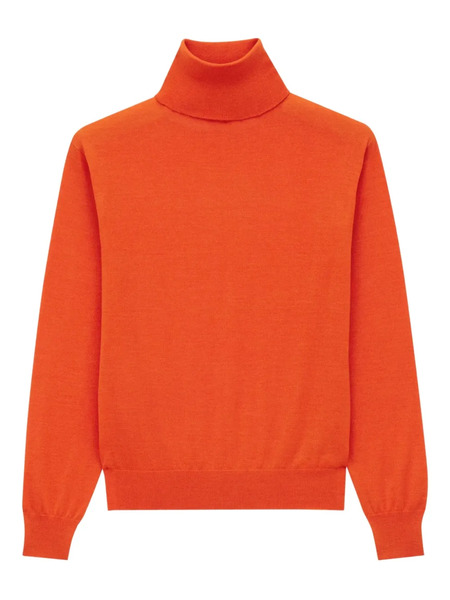  Saint Laurent Turtleneck Sweater - Orange 