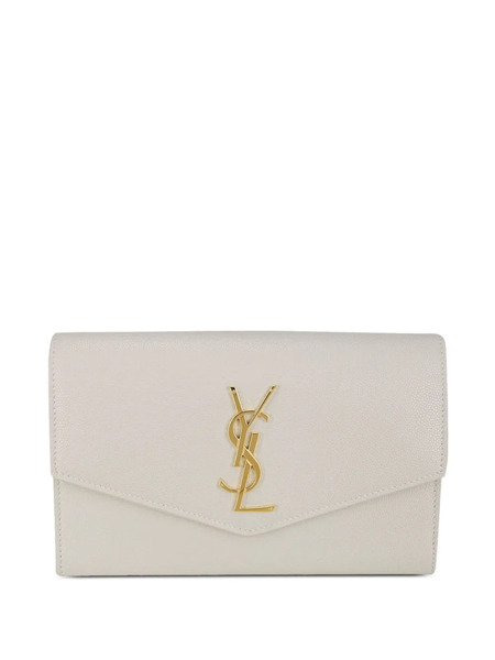  Saint Laurent Uptown Chain Wallet - Neutrals 