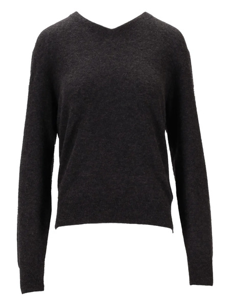  Saint Laurent V-neck Sweater - Grey 