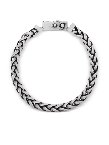  Saint Laurent Wheat-chain Bracelet - Silver 