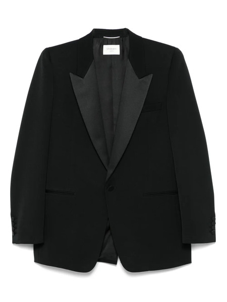 Saint Laurent Wool Blazer - Black 
