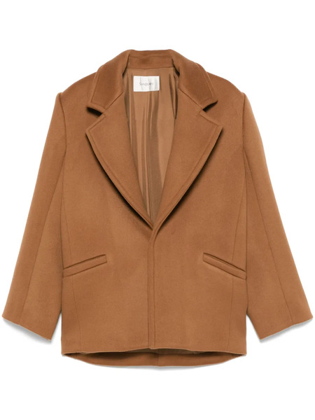 Saint Laurent Wool Coat - Brown 