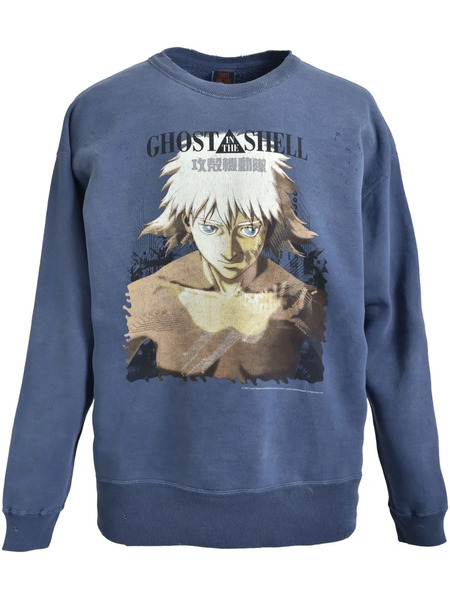  Saint Mxxxxxx Ghost In The Shell Sweatshirt - Blue 