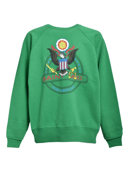  Saint Mxxxxxx Printed Sweatshirt - Green 