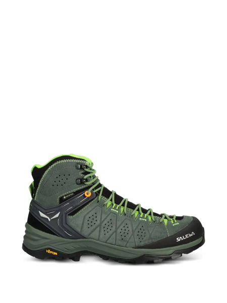  Salewa Alp Perforated Panelled Trainers - Green 