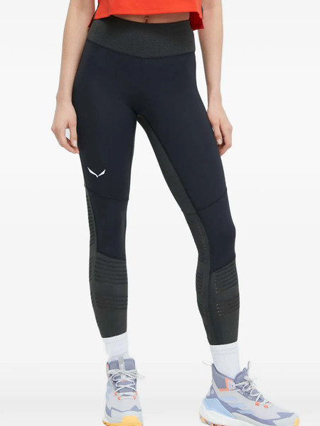  Salewa Logo-print Leggings - Black 