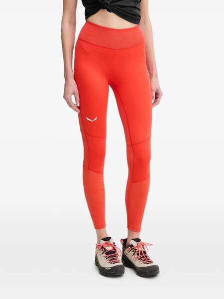  Salewa Logo-print Leggings - Red 